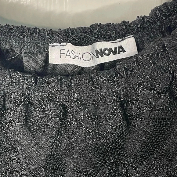 Whimsygoth Sweetheart neckline Black Lace baby doll Midi Dress Y2K size XXL - Picture 3 of 4